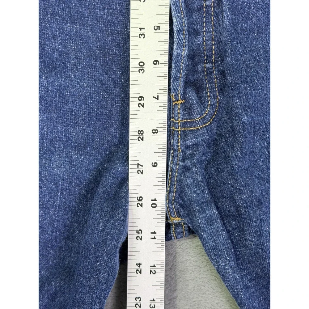 Vintage Banana Republic Jeans Womens 6 Blue Tapered Button Fly Denim Made In USA